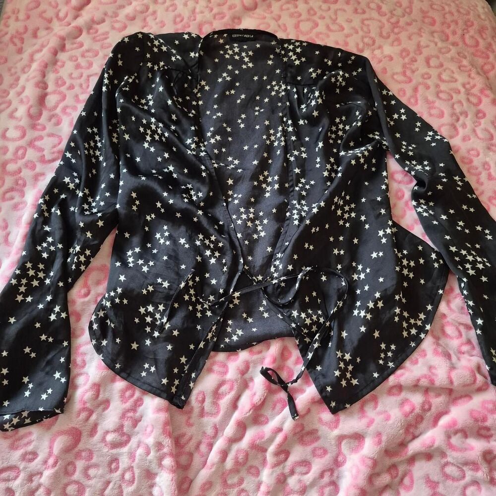 Cotton-candy-la Women's Black and White Cardigan